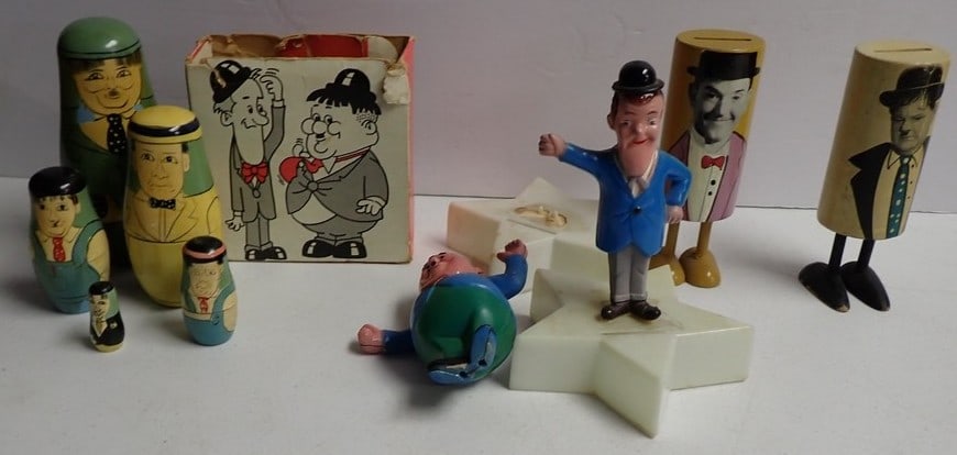 Laurel and Hardy Push Figures, L.H.P.C. Figures, Nesting (1 of 7)