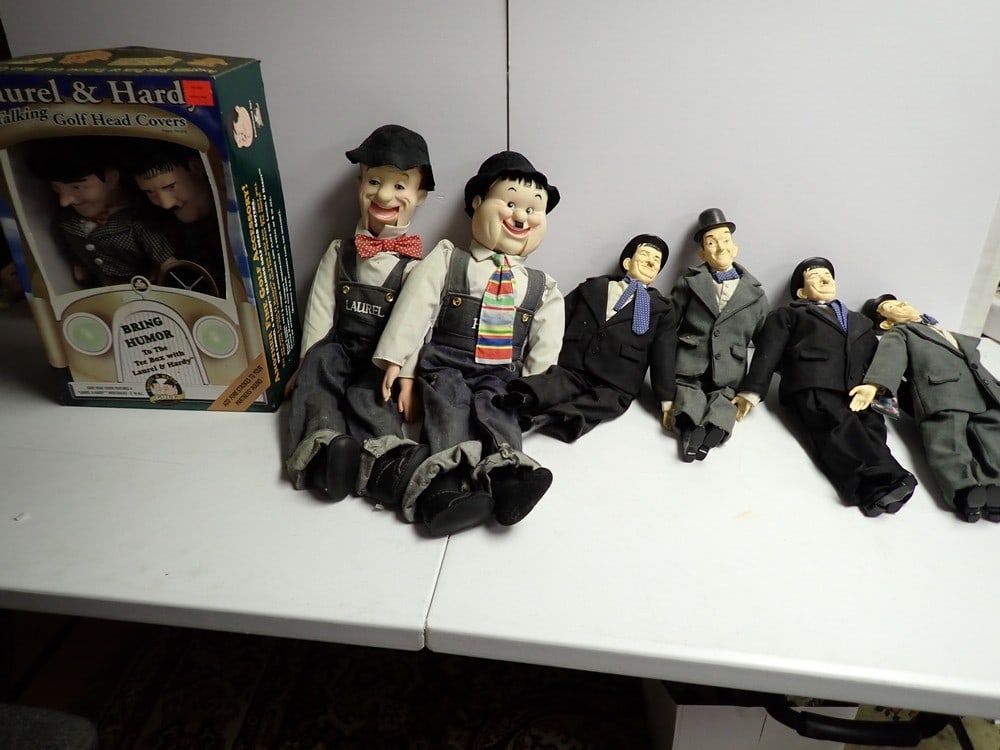 Laurel  & Hardy Talking Golf Head Covers & Other Dolls (1 of 20)