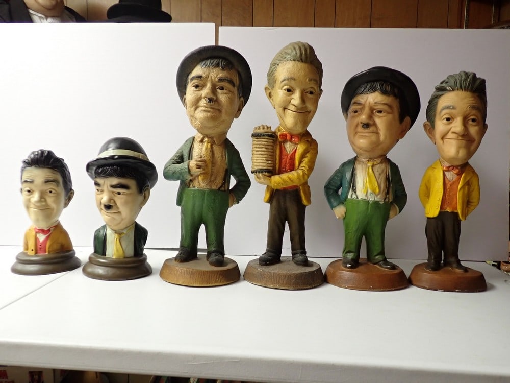 Laurel and Hardy Chalk Figures & Busts (1 of 17)