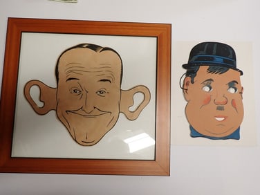 Stan laurel & Oliver Hardy Paper/Cardboard Masks