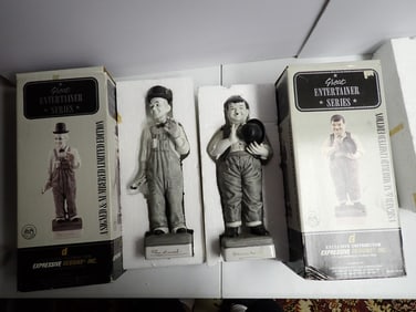 Laurel and Hardy Expressive Designs in Boxes
