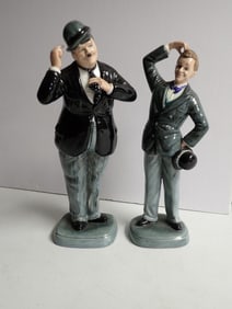 Laurel and Hardy Royal Doulton Figures