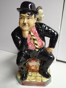 Laurel and Hardy Porcelain Toby Jug, Kings of Comedy