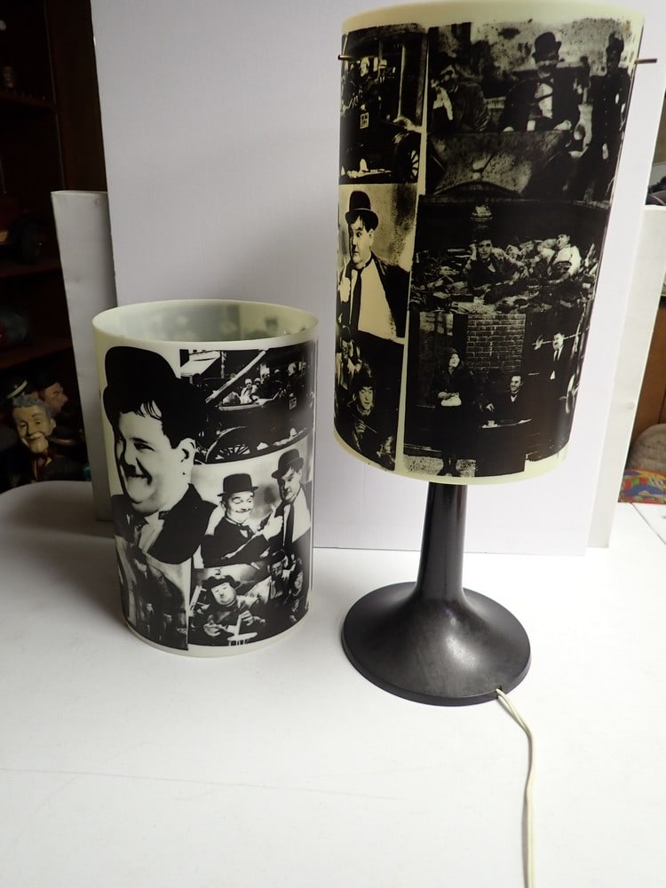 Laurel and Hardy Table Lamp & Swag Lamp Shade (1 of 7)