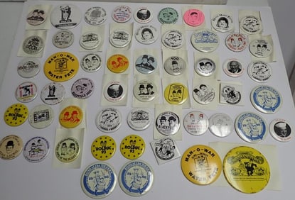 Laurel and Hardy Sons of Dessert Pin Back Buttons