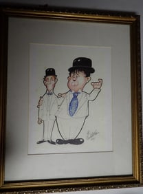 Laurel and Hardy Signed Limited Edition Print