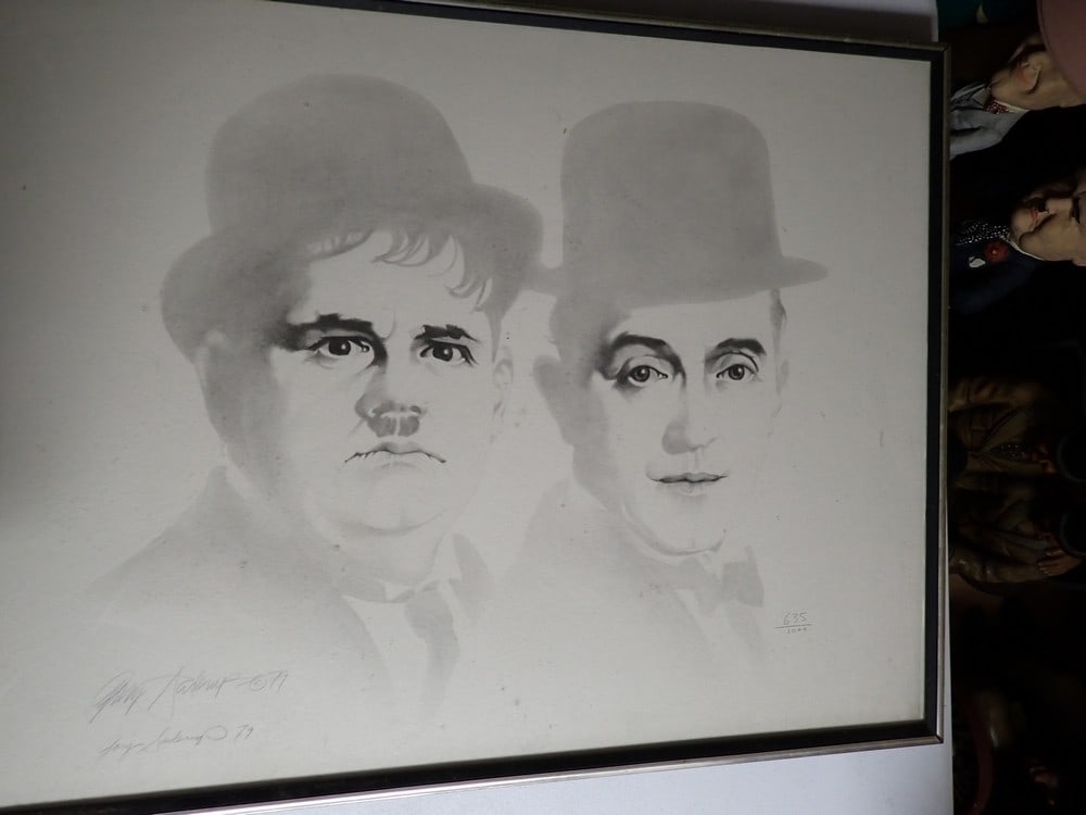 1979 Gardy Saderup Signed Laurel and Hardy L.E. Litho (1 of 5)