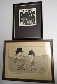 Laurel and Hardy Llera Golf and Other Print