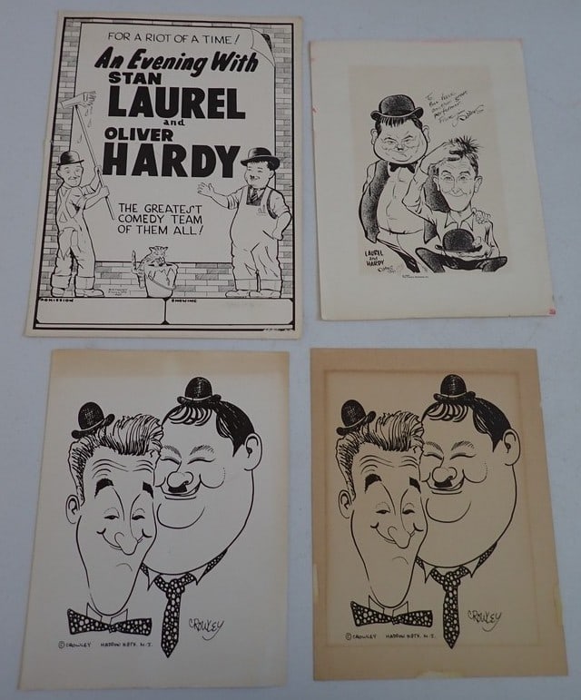 Signed Jim Dobbins and Other Laurel and Hardy Items (1 of 8)