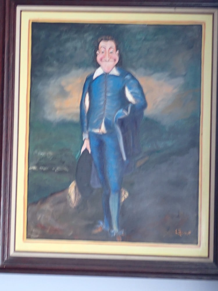 Laurel and Hardy as Blue Boy and Pinkie O/C Paintings (1 of 9)