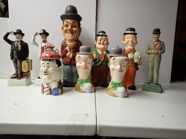 Laurel and Hardy Beer & Liquor Related Collectibles