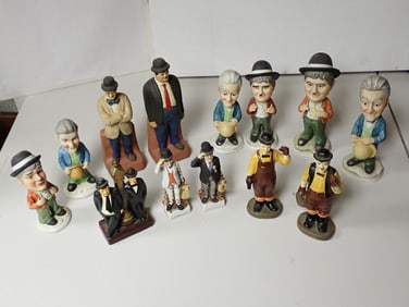 Laurel and Hardy Porcelain and Ceramic Figures