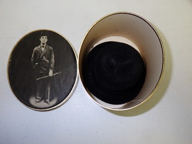 1965 Stan Laurel Miniature Derby Hat in Box