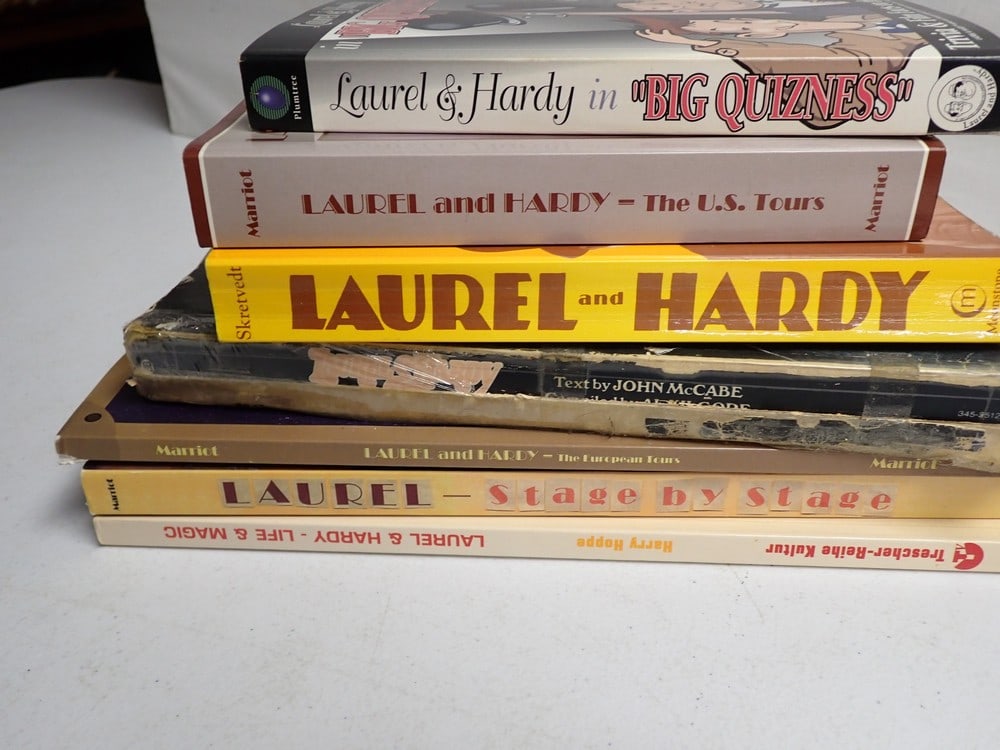 7 Author Signed Laurel and Hardy Paperback Books (1 of 16)