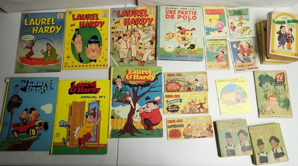 Laurel and Hardy 1936 Disney Books, Comic Strip Booklets, Big Little Books, etc. (1 of 13)