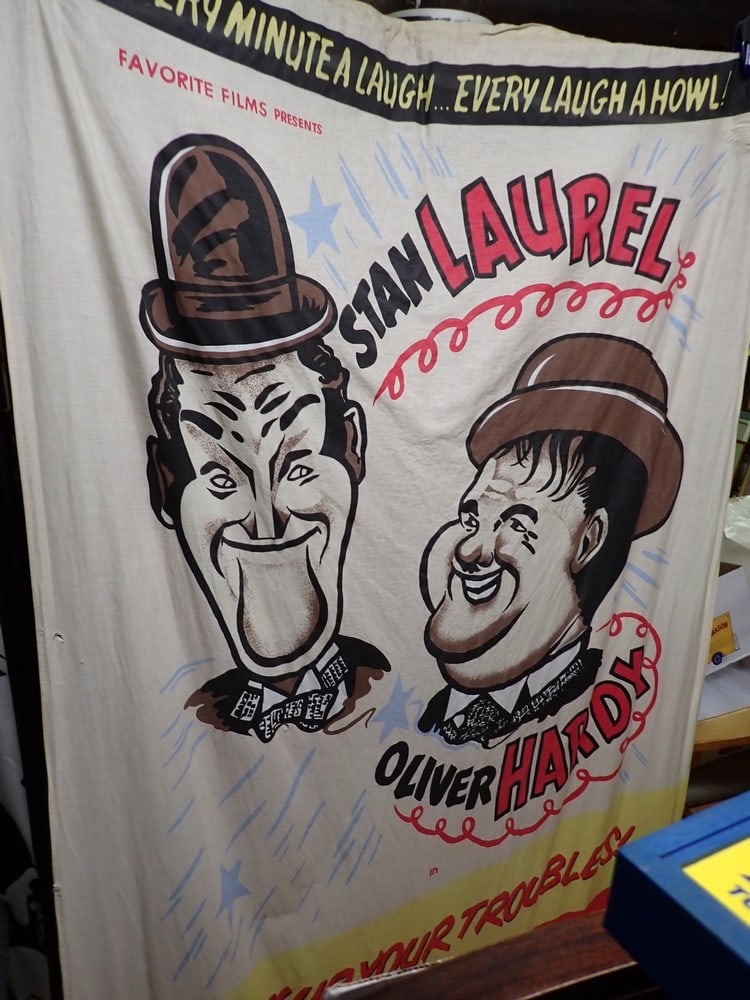Laurel and Hardy 1990 Larry Harmon Pictures Banner (1 of 6)