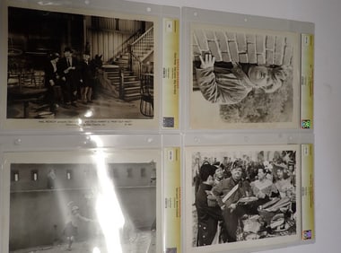 4 Laurel and Hardy CGC Graded 8 x 10 Movie Stills