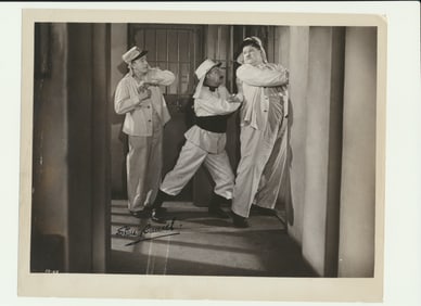Laurel and Hardy Stan Laurel Signed Movie Still