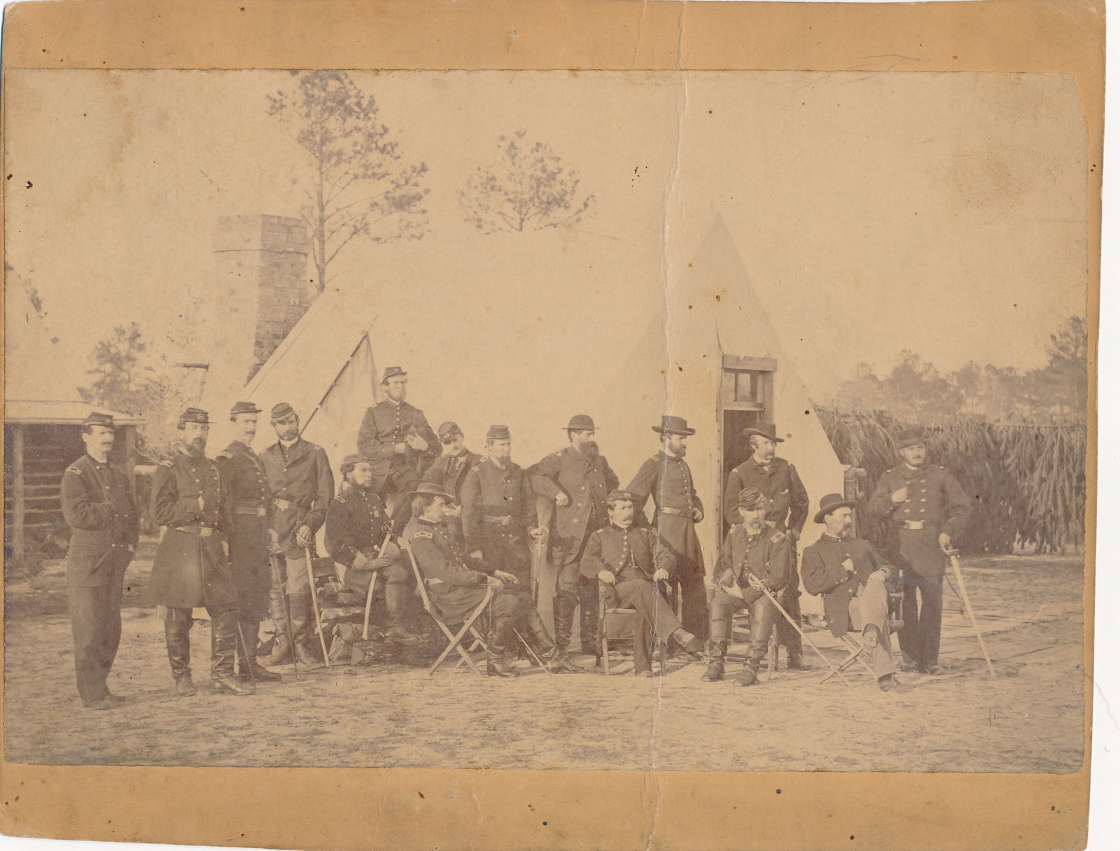 General G.K. Warren & Staff Civil War photo (1 of 3)