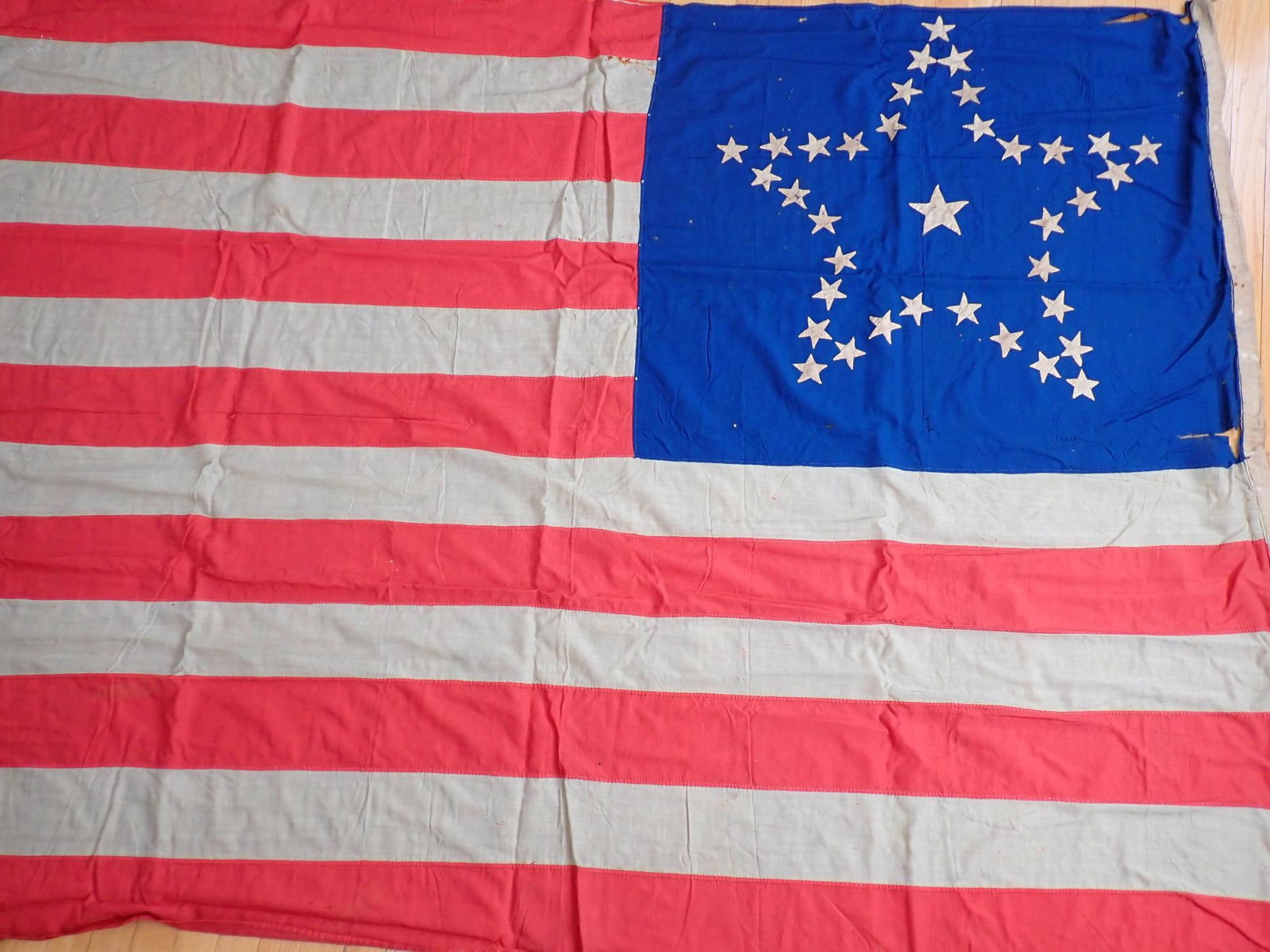 1864 Civil War Camp Flag1st New York Vet. Cavalry (1 of 13)