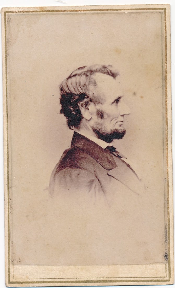 President Abraham Lincoln CDV Brady Portrait (1 of 2)
