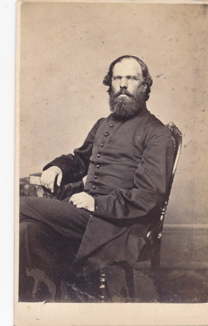 General Stonewall Jackson CDV photo (1 of 2)