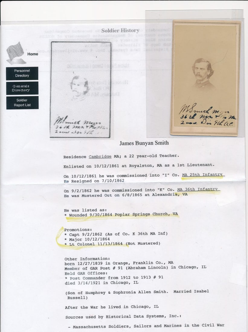 2 Charlestown and a Cambridge, MA Soldier CDVs (1 of 6)