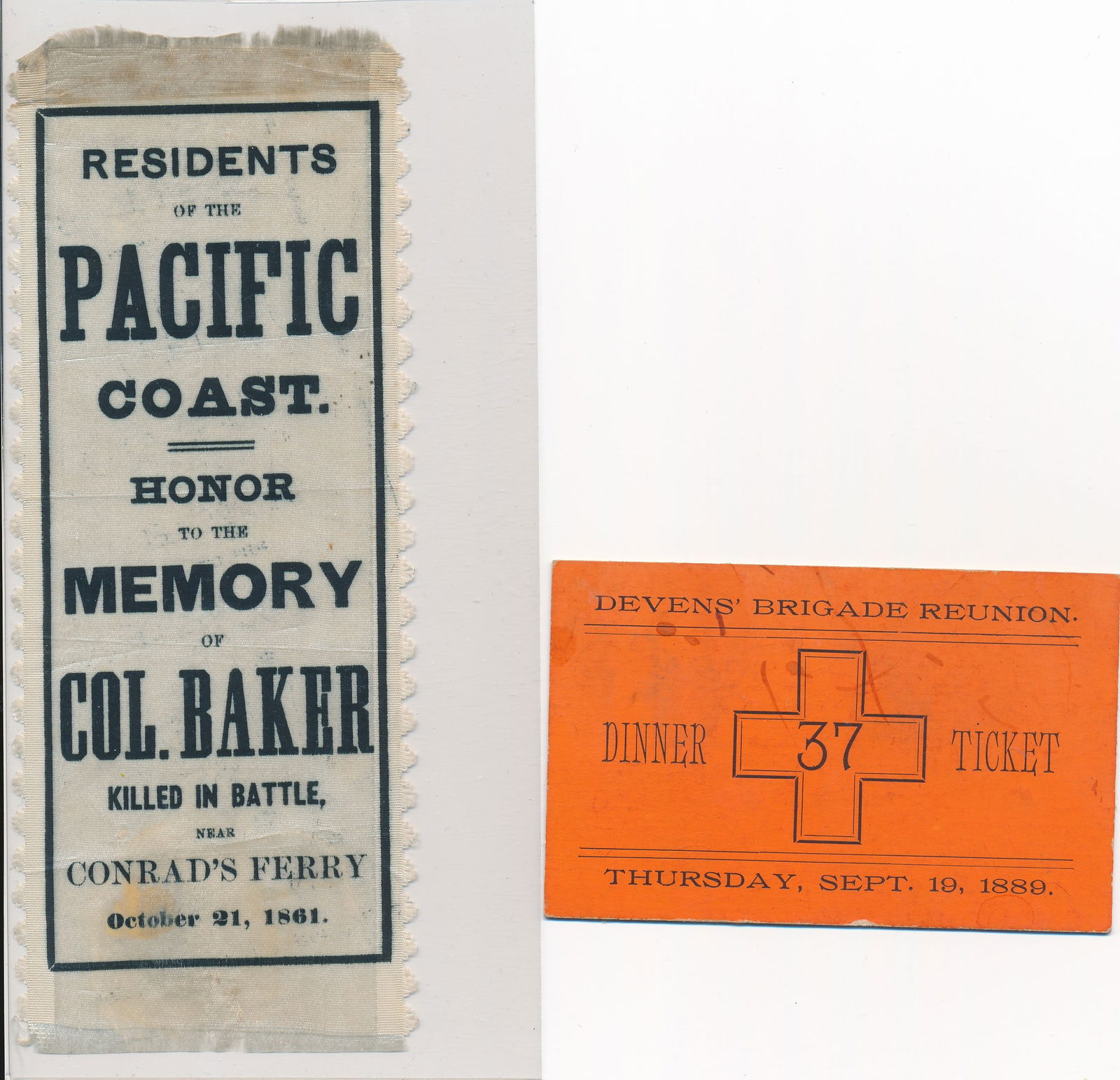 Massachusetts Soldiers CDVs, Tintypes, Ephemera, etc. - 3