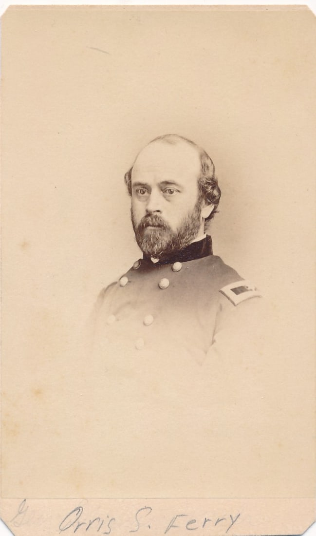 Brig, Gen. Orris Ferry 5th Conn. Volunteers CDV: U.S. Congressman and Senator from Connecticut.