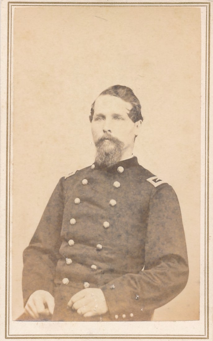 Captain Maine I Co. 2nd and A Co. 31st Inf. CDV (1 of 3)