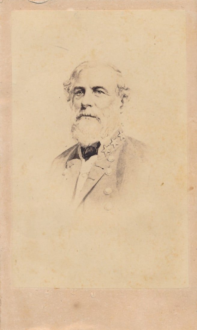 Robert E. Lee and Ulysses Grant CDVs (1 of 6)