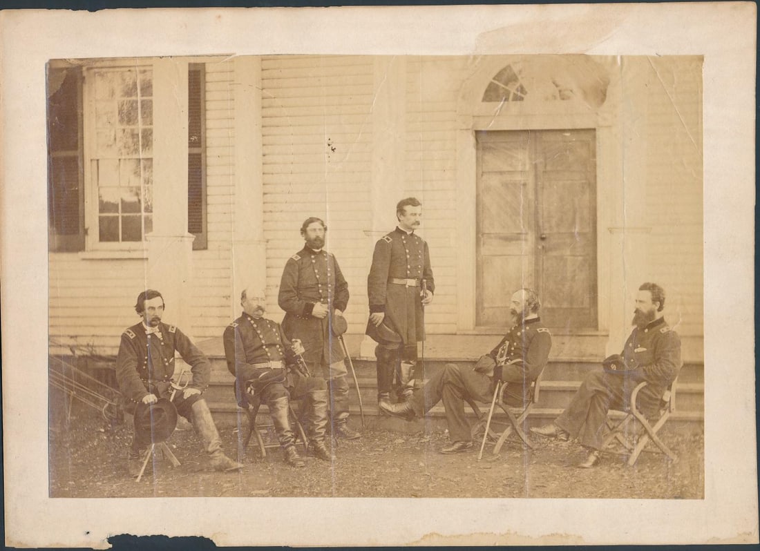 Generals Meade, Hunt, Warren, French, and Sycks (1 of 2)