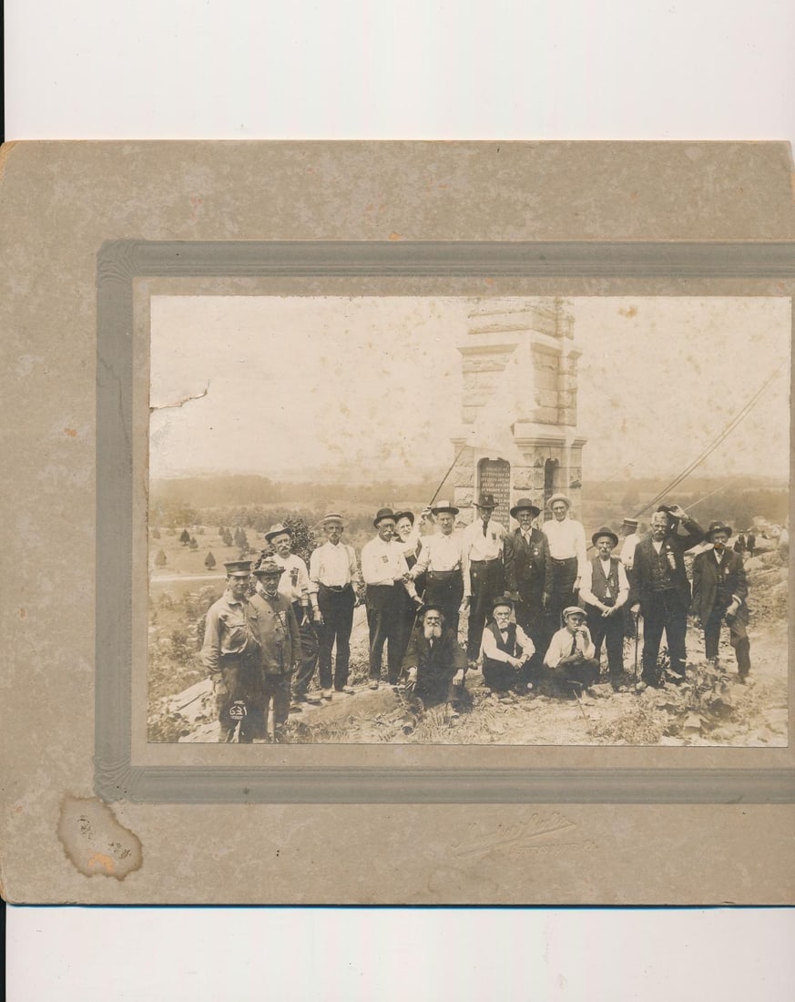 1913 FAR-UCV Photo Gettysburg Little Roundtop (1 of 2)