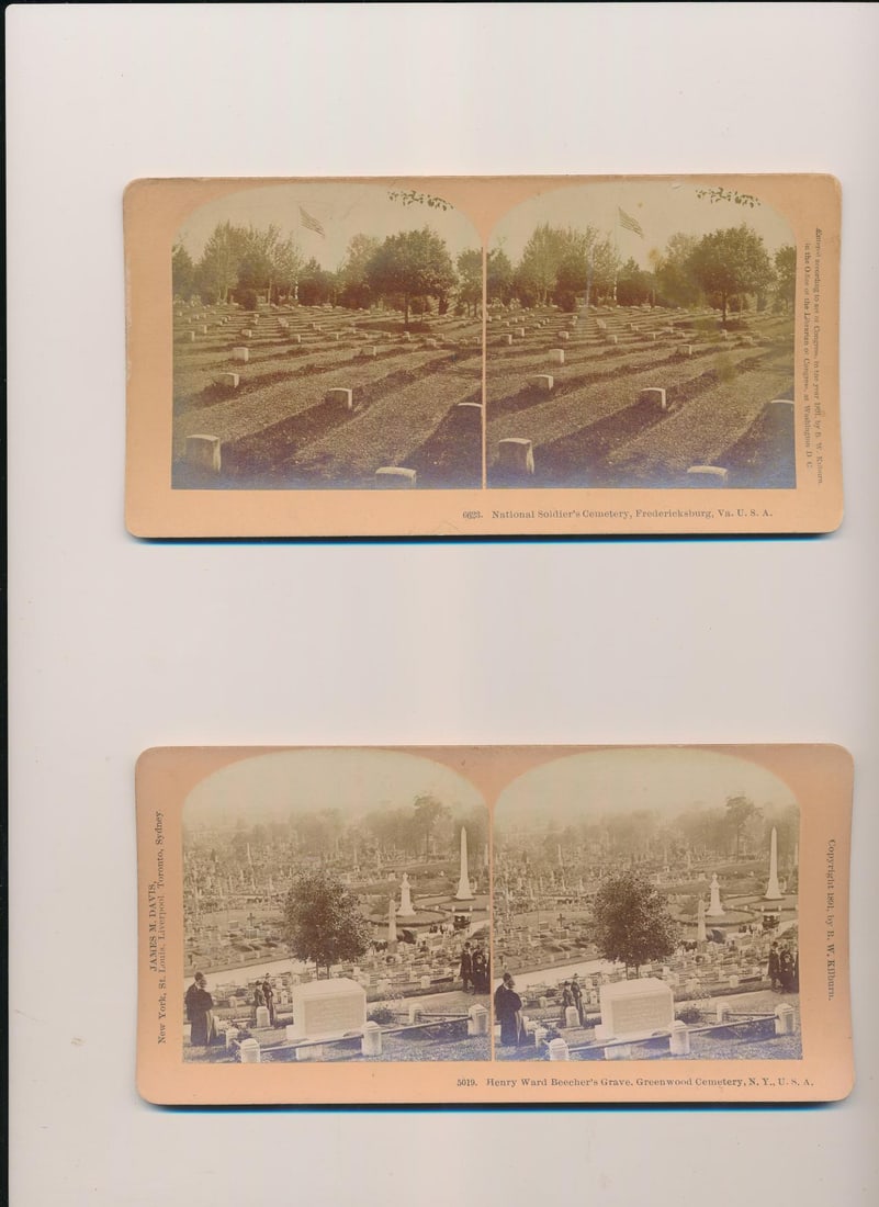 Burial of Fredericksburg Dead, etc. Stereoviews (1 of 7)