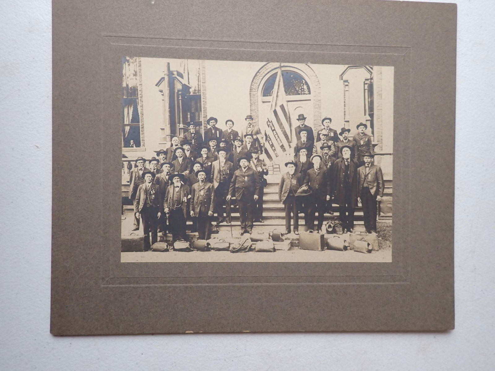 GAR photos Pvt. Ed Hall "(Colored) Regiment Vets: GAR photos with Pvt. Ed Hall "(Colored) Regiment Veteran NH 54th and 55th. Non-segregated GAR Post. 10" x 12."