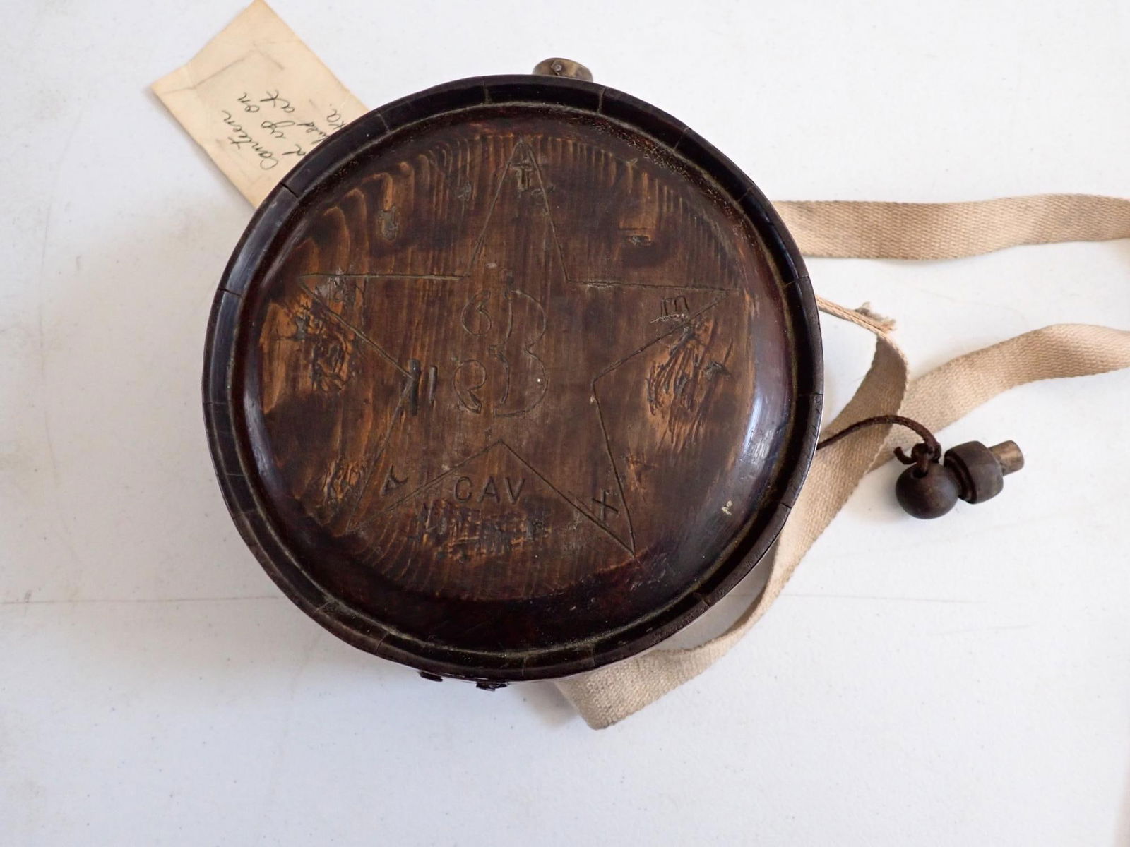 Battlefield of Luka, Miss. found Rebel Canteen (1 of 10)