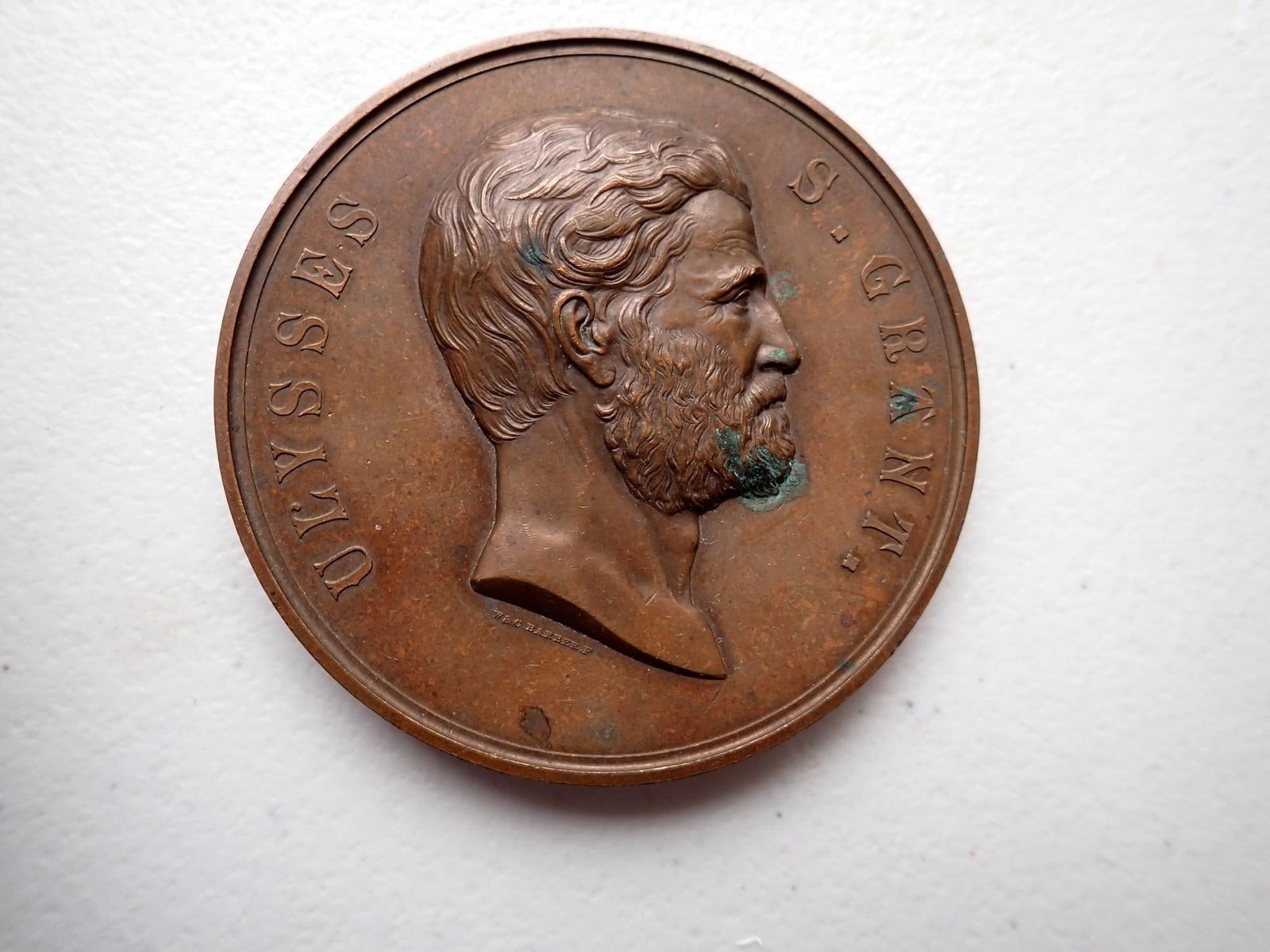 Ulysses S. Grant Bronze Inauguration Medal (1 of 3)