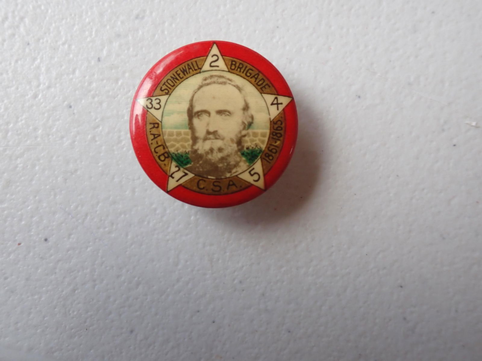 Stonewall Brigade Civil War Vets Buttonhole Badge (1 of 4)