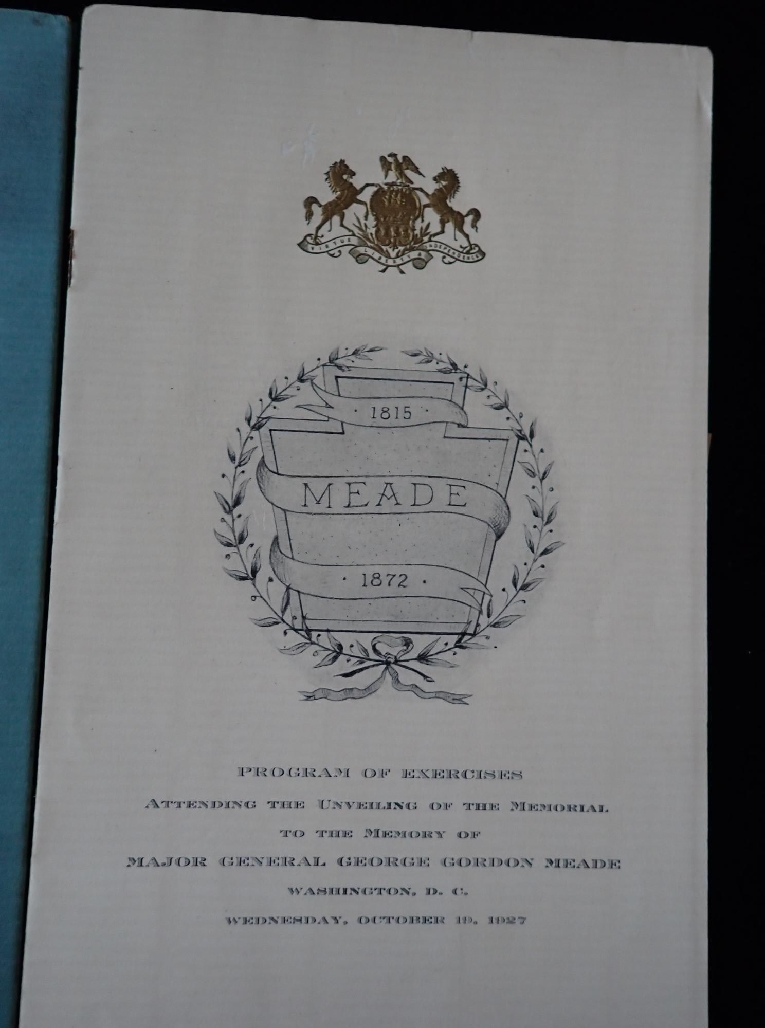 Gettysburg monument dedication memorabilia - 12