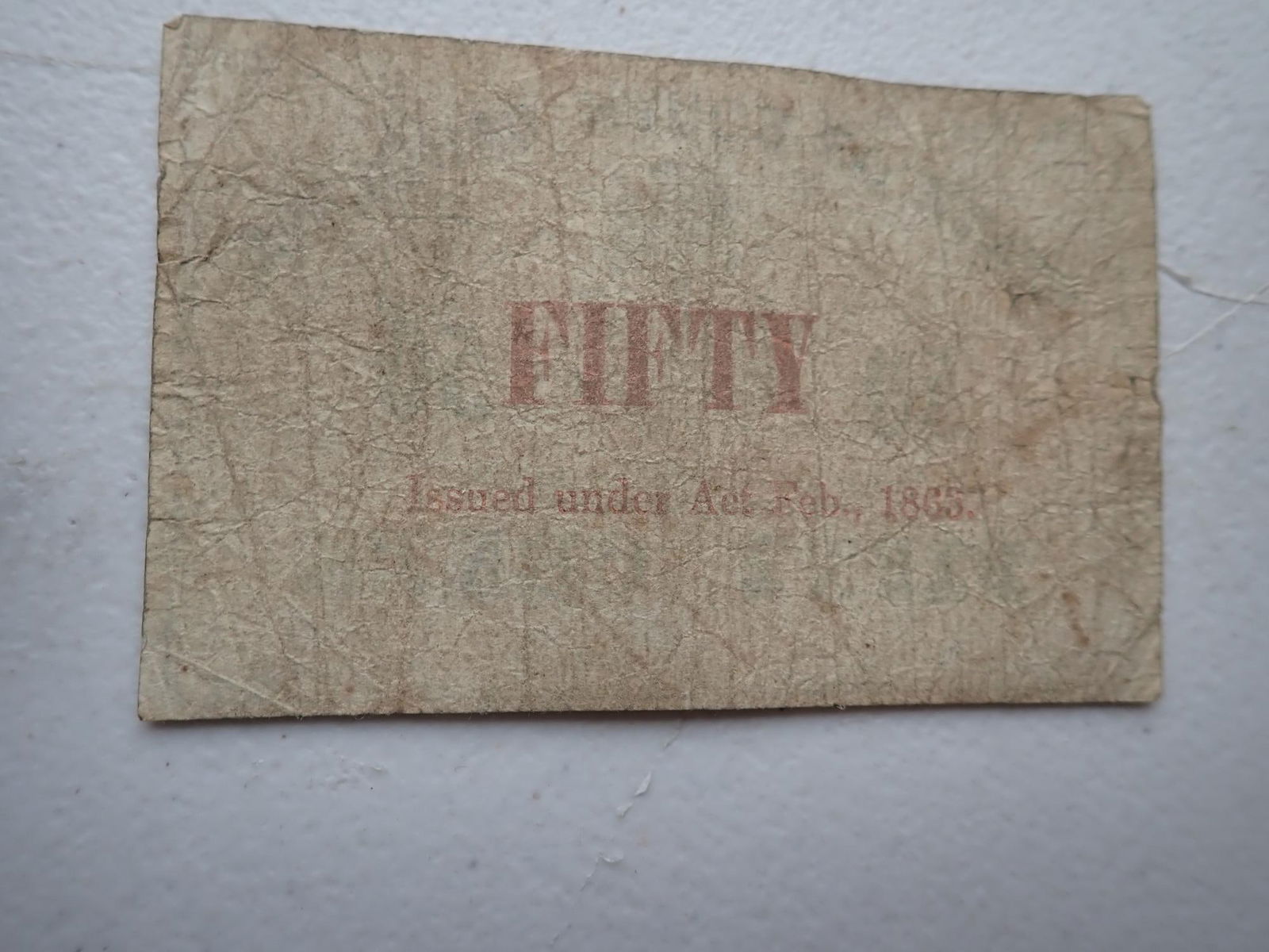 Confederate Fractional Currency Notes - 5