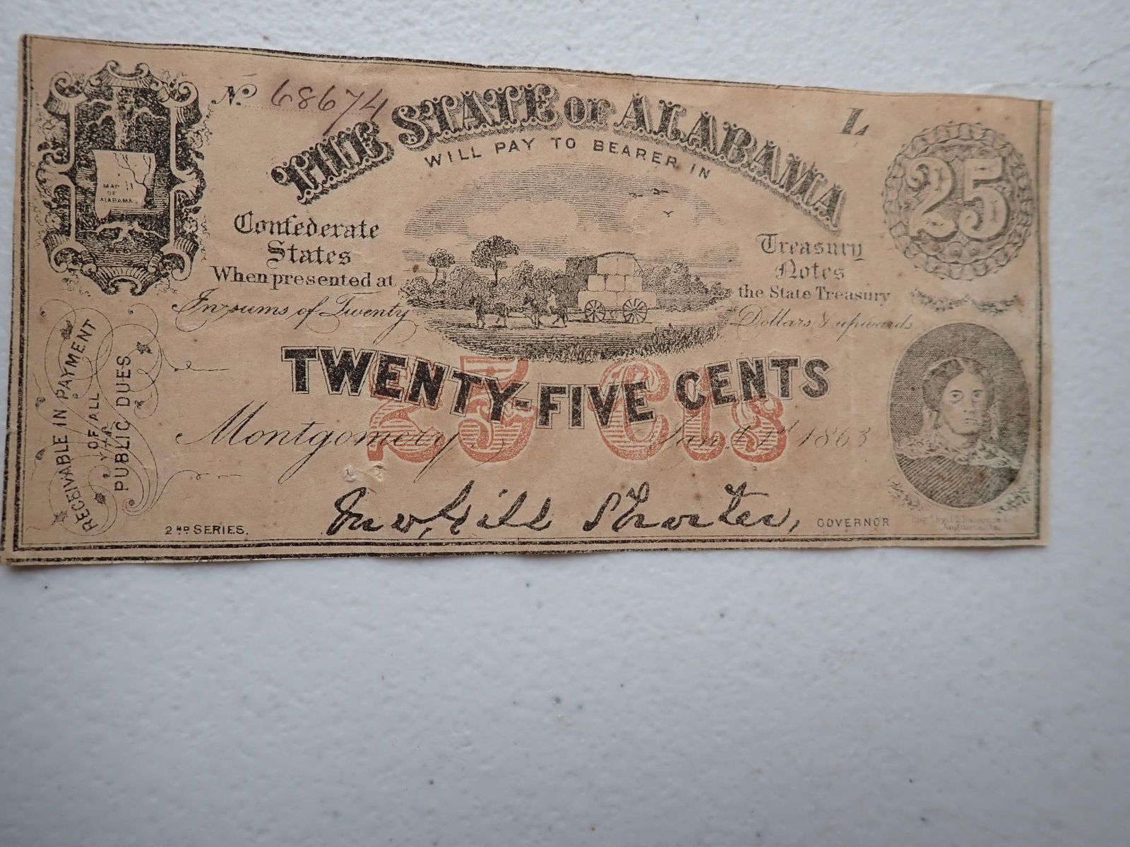 Confederate Fractional Currency Notes - 6