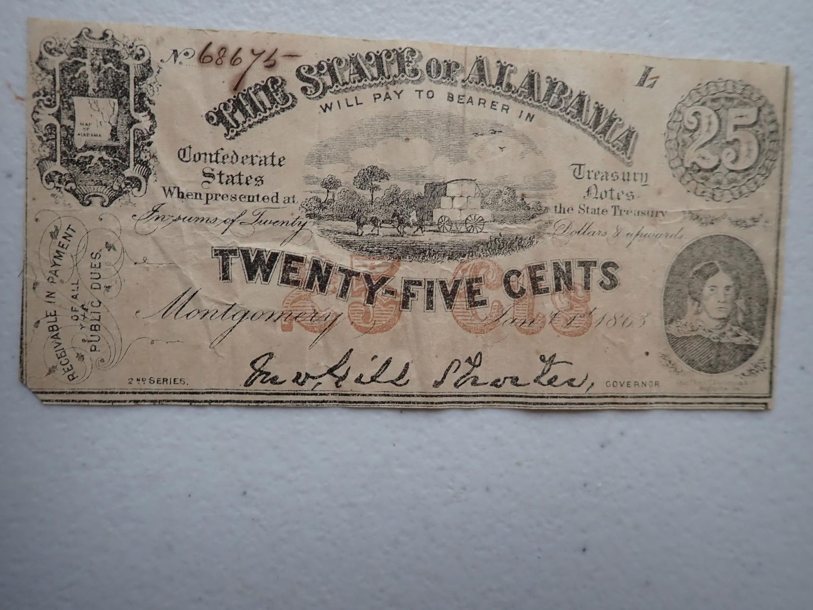 Confederate Fractional Currency Notes - 8