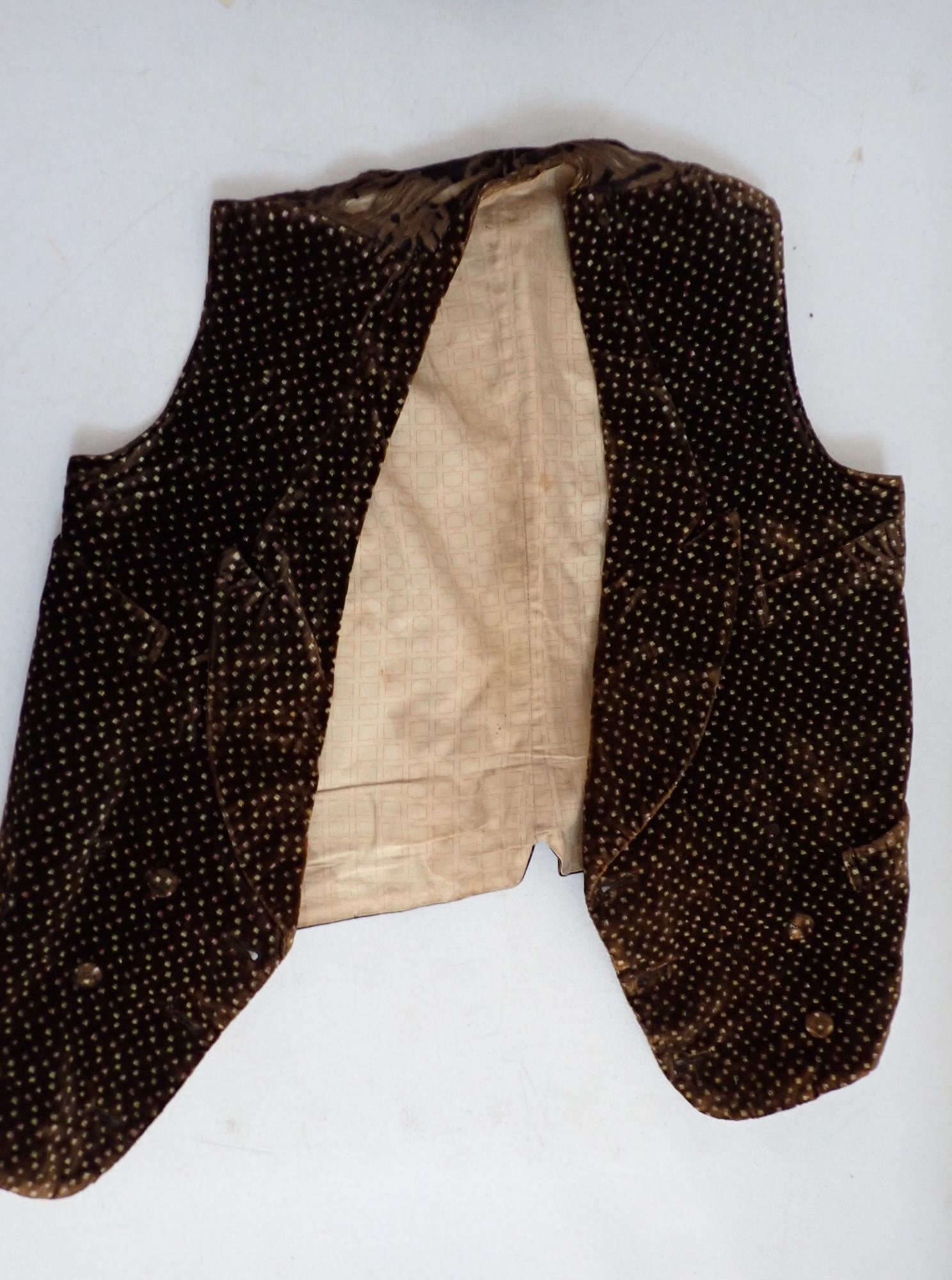 Velvet Civil War Era 4 Pocketed Vest (1 of 8)