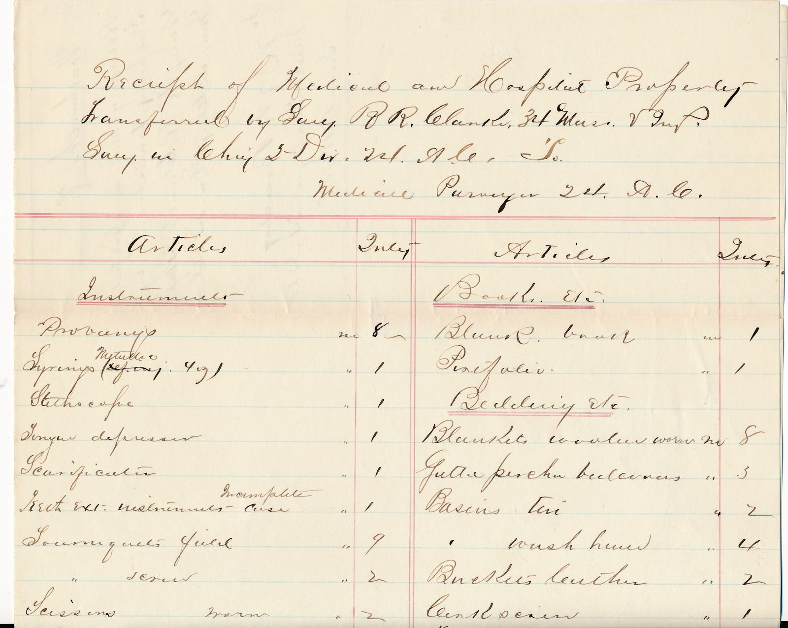 Massachusetts 34th Regiment Ephemera - 10