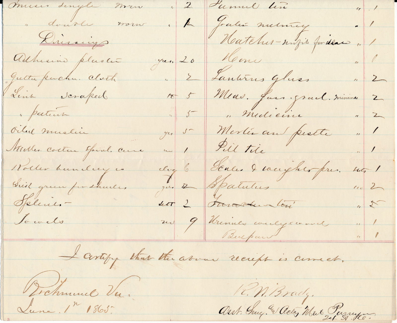 Massachusetts 34th Regiment Ephemera - 11