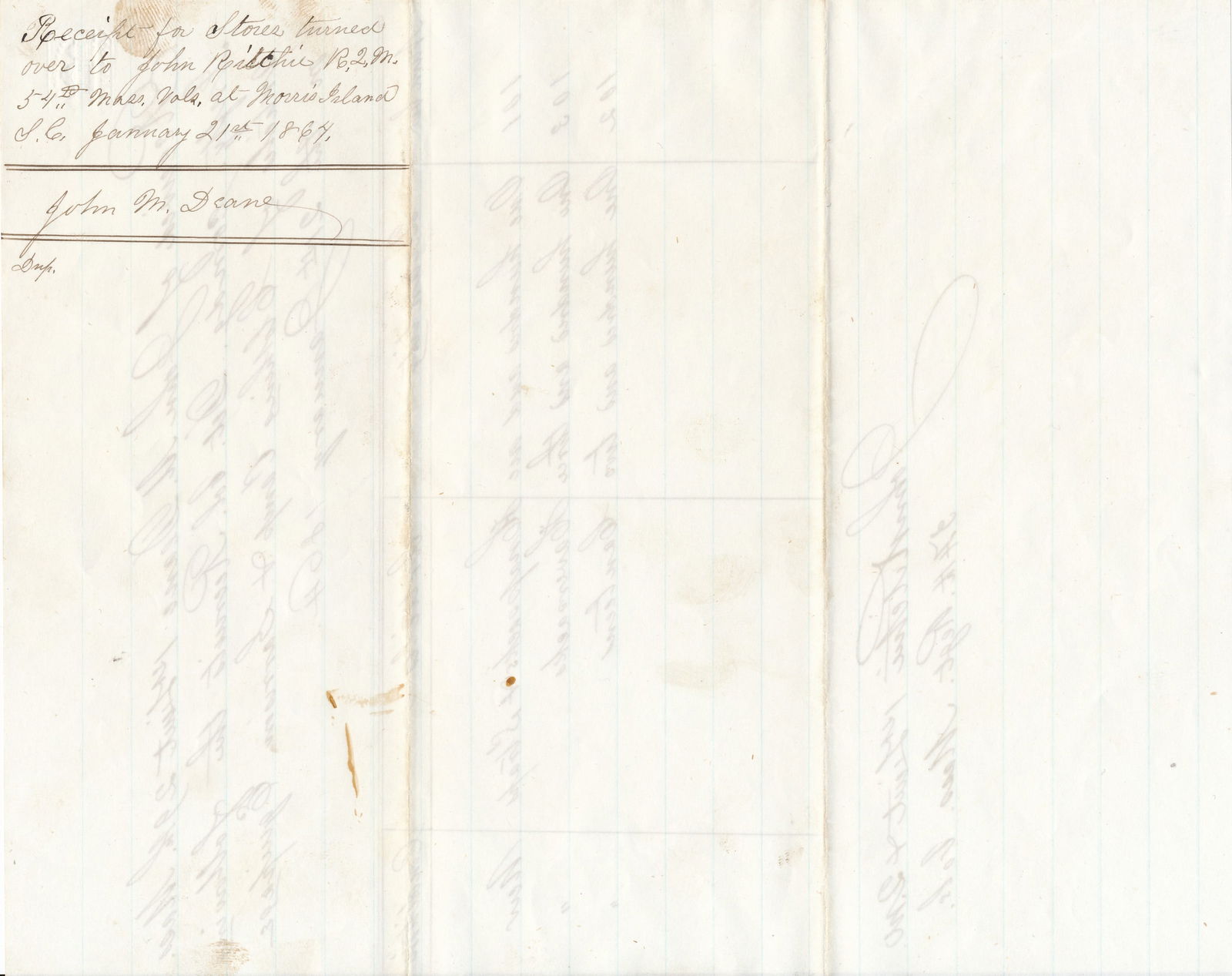 Massachusetts 34th Regiment Ephemera - 19