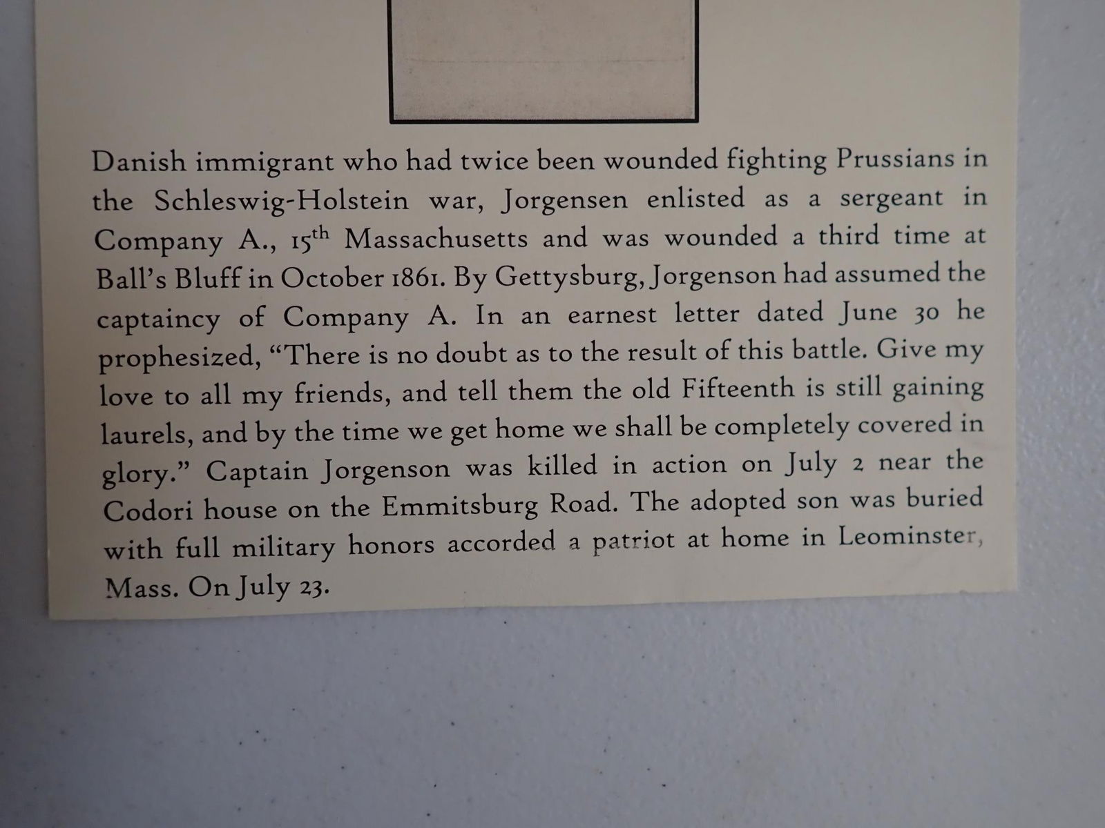 2nd Lieutenant Hans Peter Jorgensen Appointment - 10