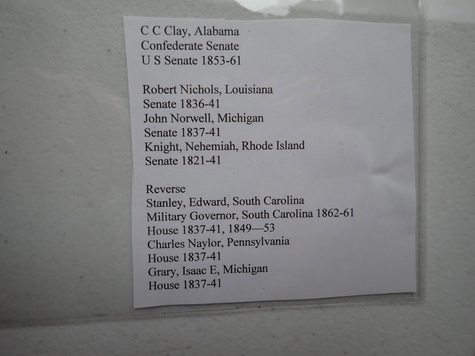 Confederate deceased soldier pay document, etc. - 3