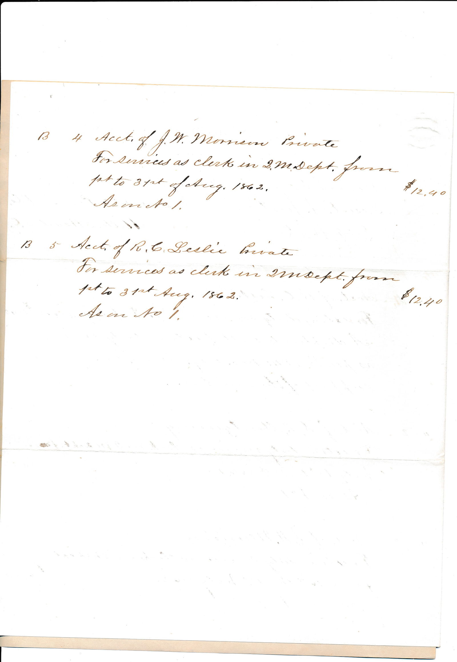 Carolina Ordnance Request, General Orders, etc. - 10