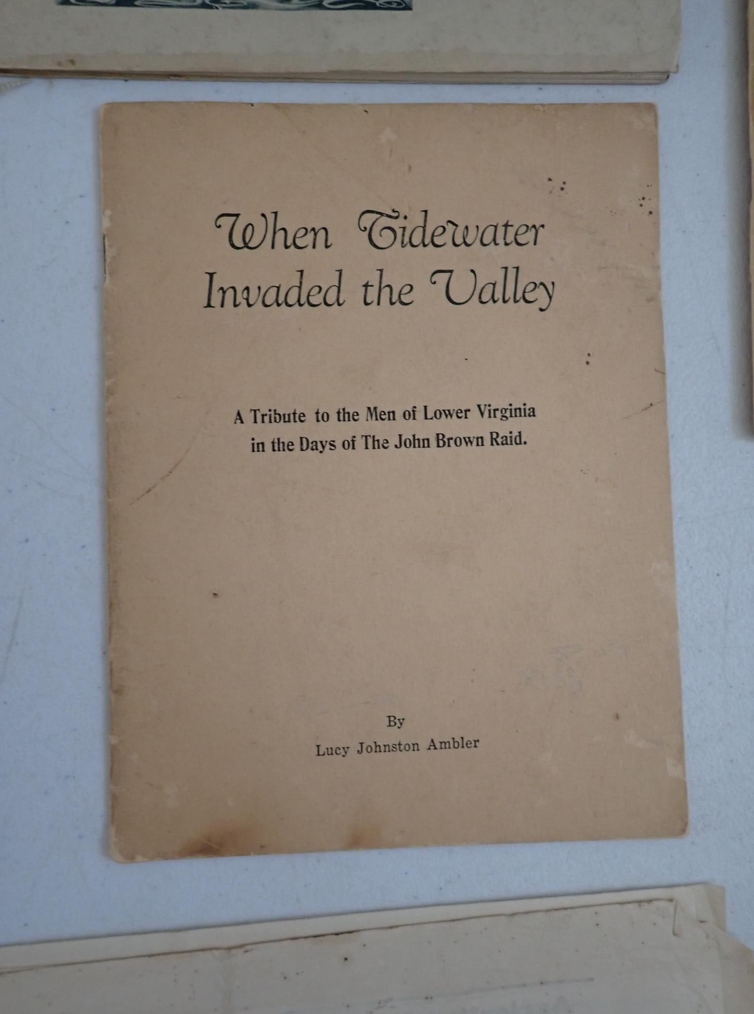 Harper's Ferry Docs, Booklets, Newspapers, etc. - 10